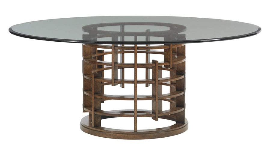 Tommy Bahama Home - Island Fusion Meridian Round Dining Table With 72-Inch Glass Top - 556-875-72C veiw 1