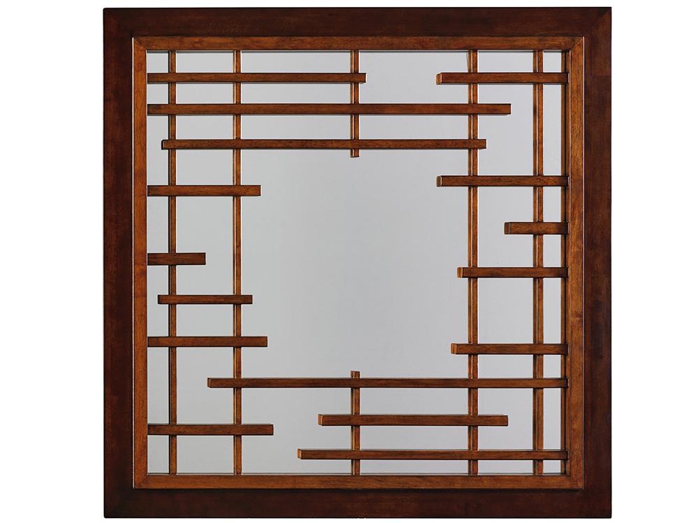 Tommy Bahama Home - Island Fusion Mikasa Square Mirror - 556-204 veiw 1
