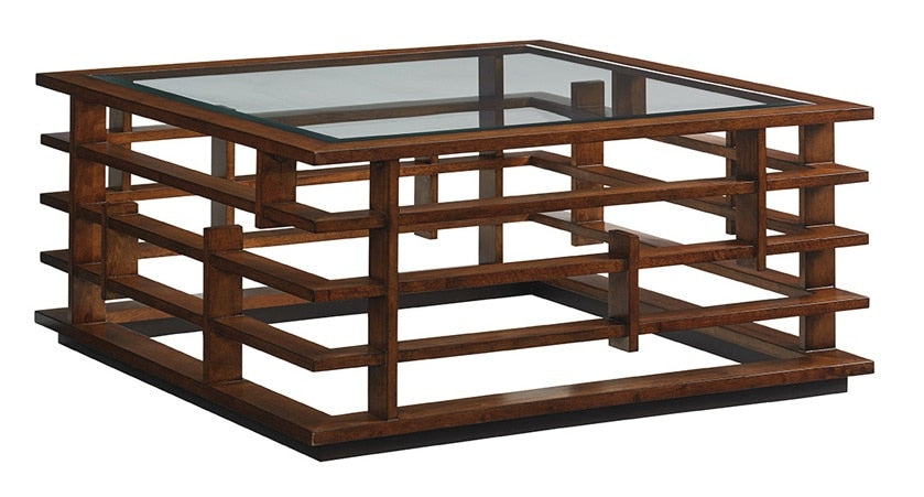 Tommy Bahama Home - Island Fusion Nobu Square Cocktail Table - 556-943 veiw 1