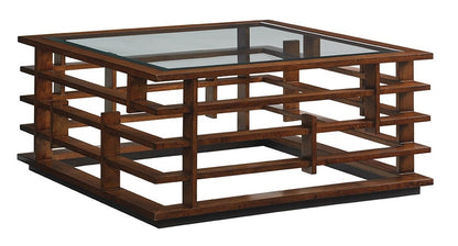 Tommy Bahama Home - Island Fusion Nobu Square Cocktail Table - 556-943 veiw 1