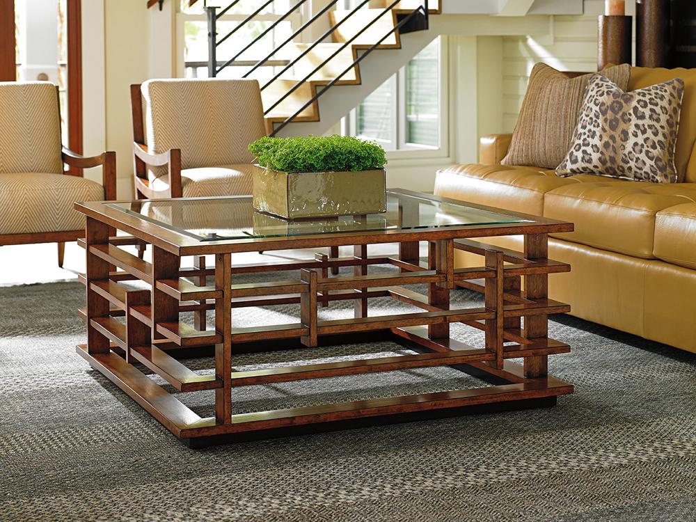 Tommy Bahama Home - Island Fusion Nobu Square Cocktail Table - 556-943 veiw 3