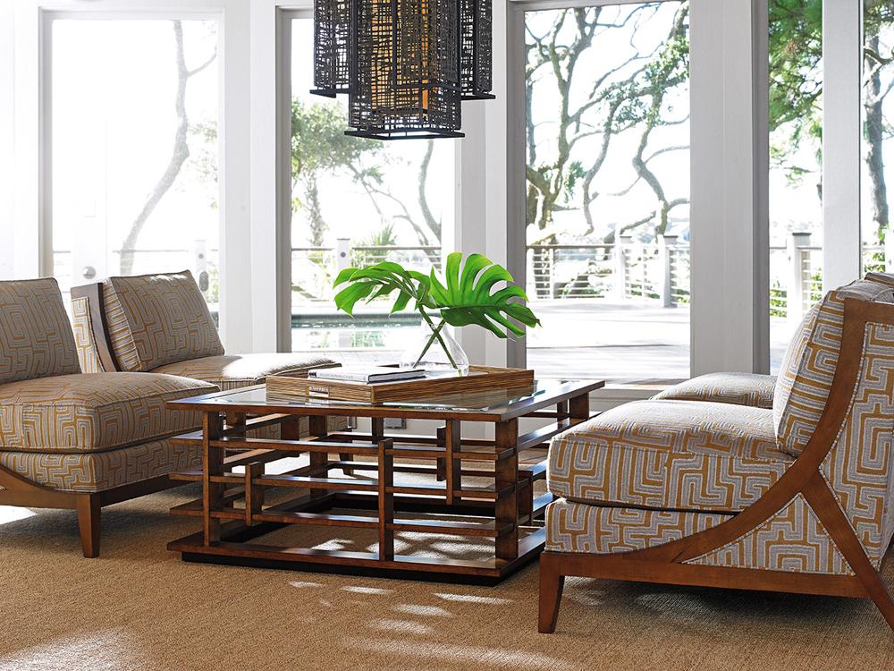 Tommy Bahama Home - Island Fusion Nobu Square Cocktail Table - 556-943 veiw 4