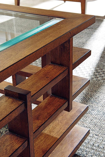 Tommy Bahama Home - Island Fusion Nobu Square Cocktail Table - 556-943 veiw 7