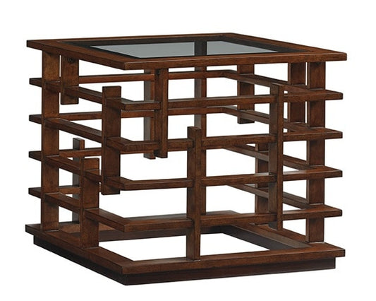 Tommy Bahama Home - Island Fusion Nobu Square Lamp Table - 556-954 veiw 1