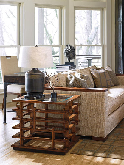 Tommy Bahama Home - Island Fusion Nobu Square Lamp Table - 556-954 veiw 3