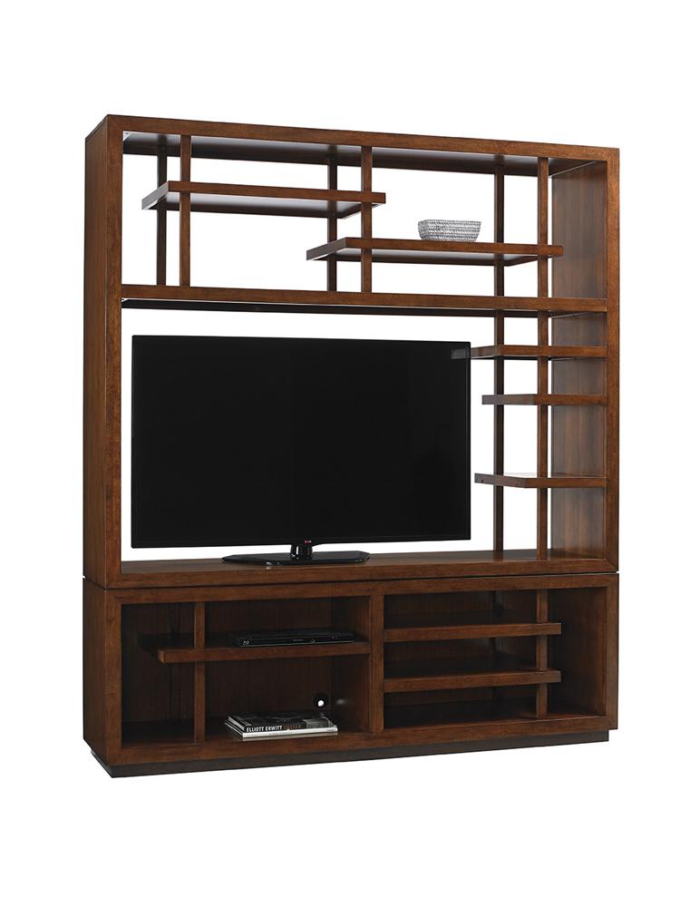 Tommy Bahama Home - Island Fusion Taipei Media Bookcase - 556-909C veiw 2