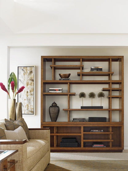 Tommy Bahama Home - Island Fusion Taipei Media Bookcase - 556-909C veiw 5