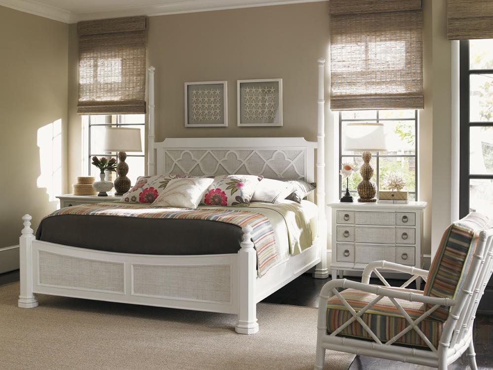 Tommy Bahama Home - Ivory Key Southampton Queen Poster Bed - 543-173C veiw 7