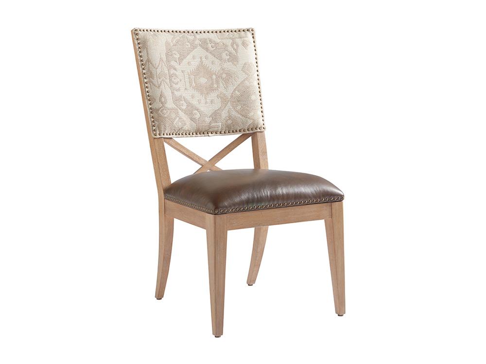 Tommy Bahama Home - Los Altos Alderman Upholstered Side Chair, Newcastle - 566-880-41 veiw 1
