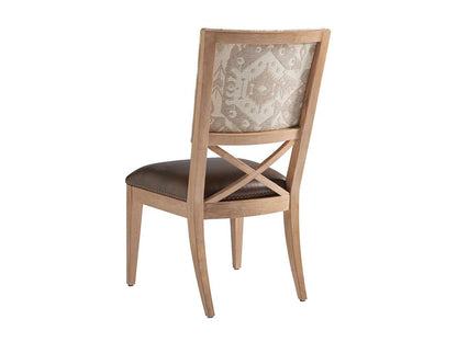 Tommy Bahama Home - Los Altos Alderman Upholstered Side Chair, Newcastle - 566-880-41 veiw 3