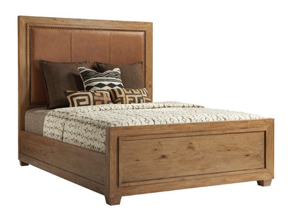Tommy Bahama Home - Los Altos Antilles Upholstered Panel Bed Queen - 566-143C veiw 1