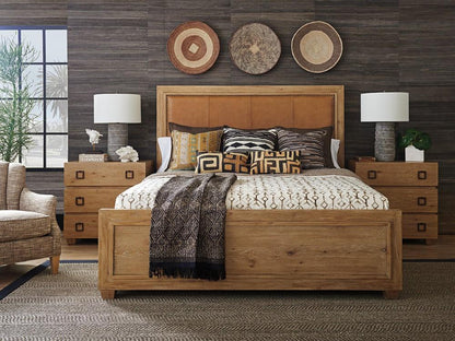 Tommy Bahama Home - Los Altos Antilles Upholstered Panel Bed Queen - 566-143C veiw 2