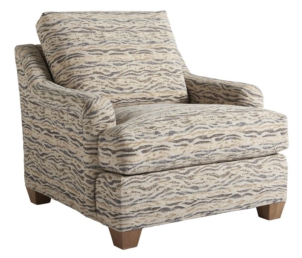 Tommy Bahama Home - Los Altos Barton Chair in Beige and Gold-Gray - 1842-11-40 veiw 1