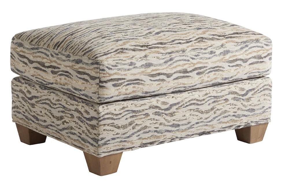 Tommy Bahama Home - Los Altos Barton Ottoman in Beige and Gold-Gray - 1842-44-40 veiw 1