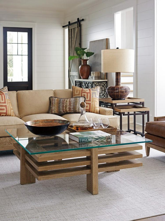 Tommy Bahama Home - Los Altos Calcutta Square Cocktail Table - 566-945C veiw 2