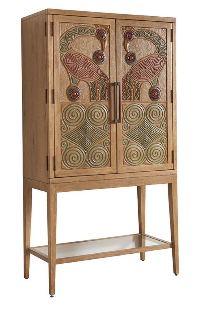Tommy Bahama Home - Los Altos Cameroon Bar Cabinet - 566-961C veiw 1
