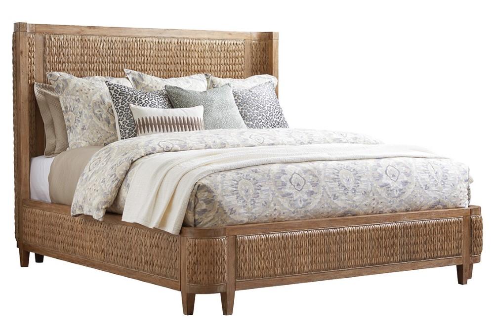 Tommy Bahama Home - Los Altos Ivory Coast Woven Bed California King - 566-135C veiw 1