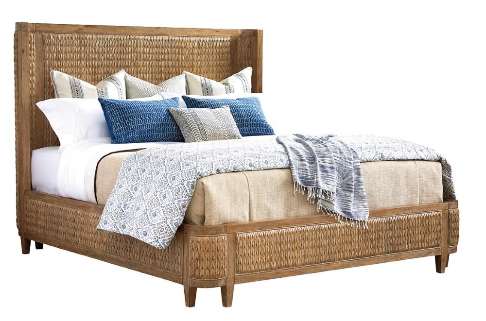 Tommy Bahama Home - Los Altos Ivory Coast Woven Bed King - 566-134C veiw 1