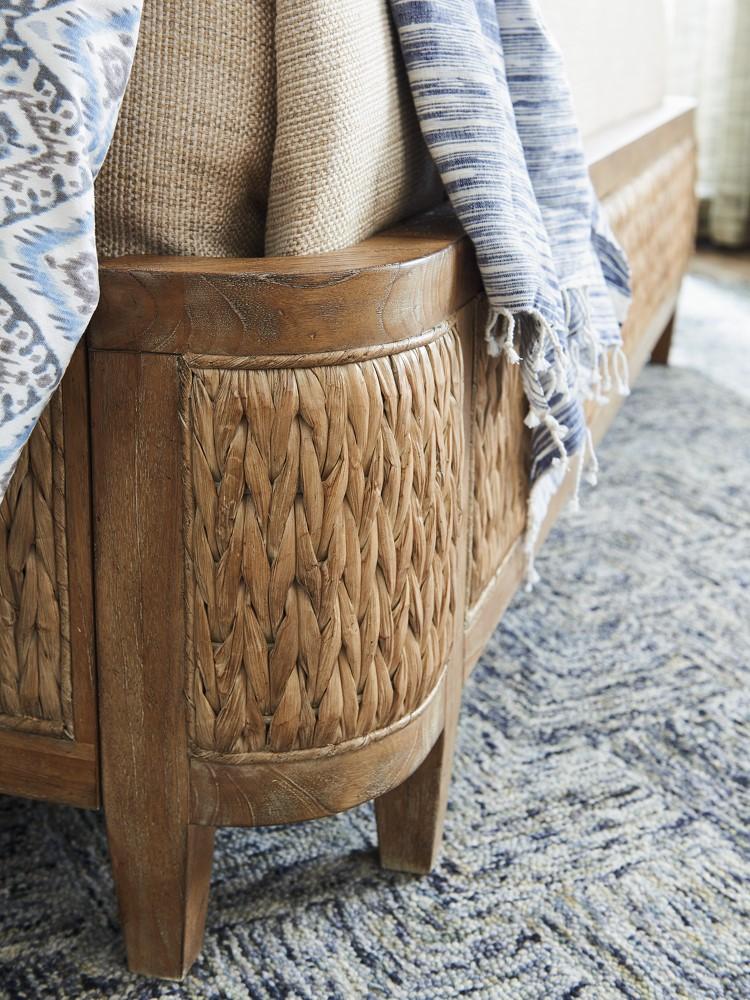 Tommy Bahama Home - Los Altos Ivory Coast Woven Bed King - 566-134C veiw 2