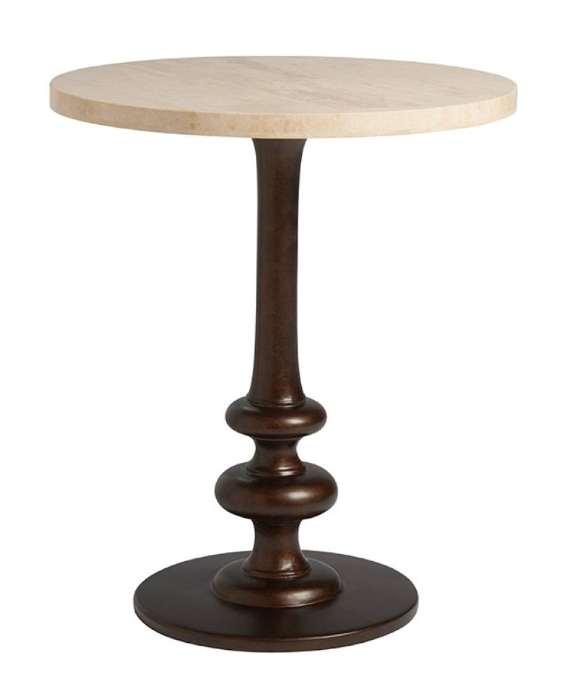 Tommy Bahama Home - Los Altos Marshall Stone Top Round End Table - 566-953 veiw 1