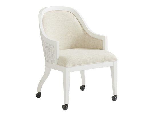 Tommy Bahama Home - Ocean Breeze Bayview Arm Chair With Casters, Caribbean Sands - 570-887-01 veiw 1