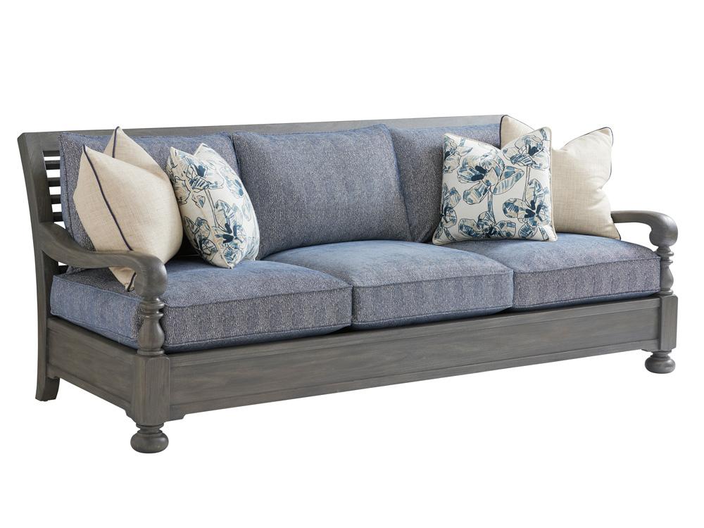 Tommy Bahama Home - Ocean Breeze Bluffton Sofa, Seaguil Gray - 1858-33-40 veiw 1