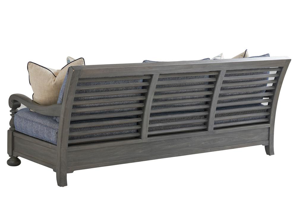Tommy Bahama Home - Ocean Breeze Bluffton Sofa, Seaguil Gray - 1858-33-40 veiw 2
