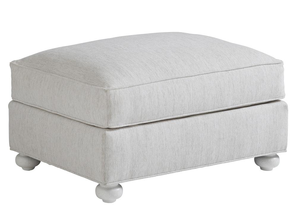 Tommy Bahama Home - Ocean Breeze Coral Gables Ottoman, White - 7869-44-01 veiw 1