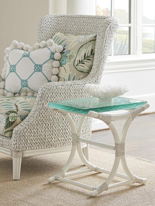 Tommy Bahama Home - Ocean Breeze Dania Sea Glass End Table, Caribbean Sands - 570-954C veiw 2