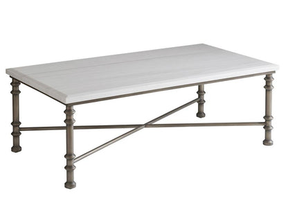 Tommy Bahama Home - Ocean Breeze Flagler Rectangular Marble Top Cocktail Table, Caribbean Sands - 570-943 veiw 1