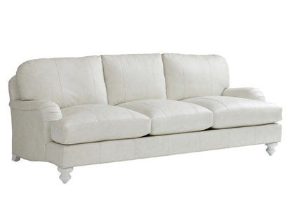 Tommy Bahama Home - Ocean Breeze Gilmore Leather Arm Sofa, White - LL7745-33-40 veiw 1