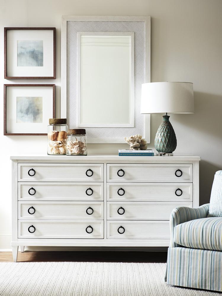 Tommy Bahama Home - Ocean Breeze Granada Rectangular Mirror, Caribbean Sands - 570-205 veiw 3