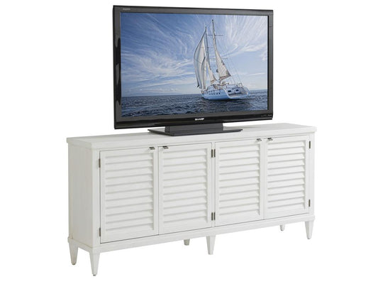 Tommy Bahama Home - Ocean Breeze Lantern Bay Media Console, Caribbean Sands - 570-908 veiw 1