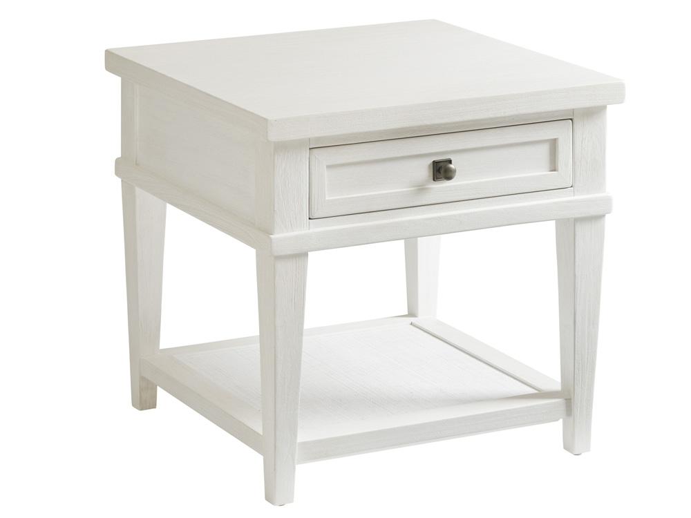 Tommy Bahama Home - Ocean Breeze Palm Coast Square End Table, Caribbean Sands - 570-959 veiw 1