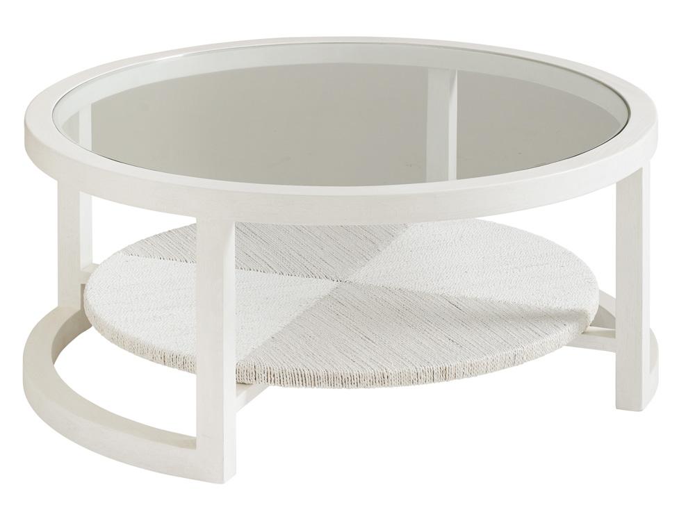 Tommy Bahama Home - Ocean Breeze Pompano Round Cocktail Table, Caribbean Sands - 570-947 veiw 1
