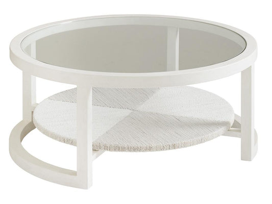 Tommy Bahama Home - Ocean Breeze Pompano Round Cocktail Table, Caribbean Sands - 570-947 veiw 1
