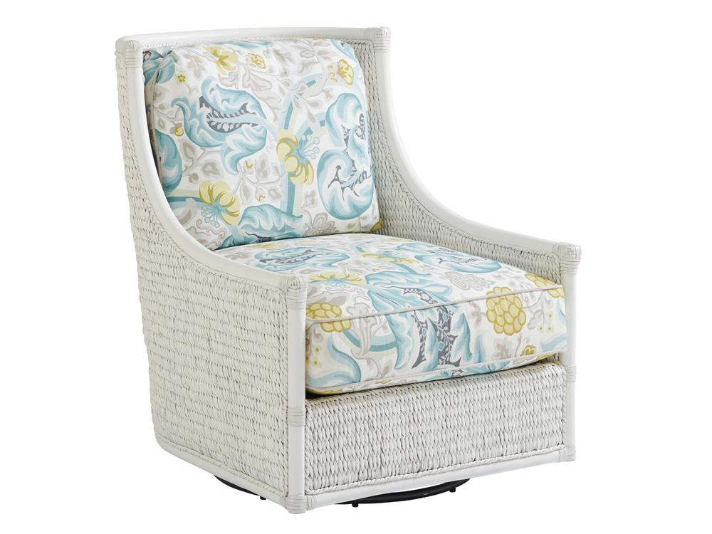 Tommy Bahama Home - Ocean Breeze Preston Swivel Chair, Caribbean Sands - 1942-11SW-41 veiw 1