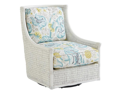 Tommy Bahama Home - Ocean Breeze Preston Swivel Chair, Caribbean Sands - 1942-11SW-41 veiw 1