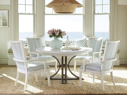 Tommy Bahama Home - Ocean Breeze Savannah Round Dining Table, Caribbean Sands - 570-875C veiw 2