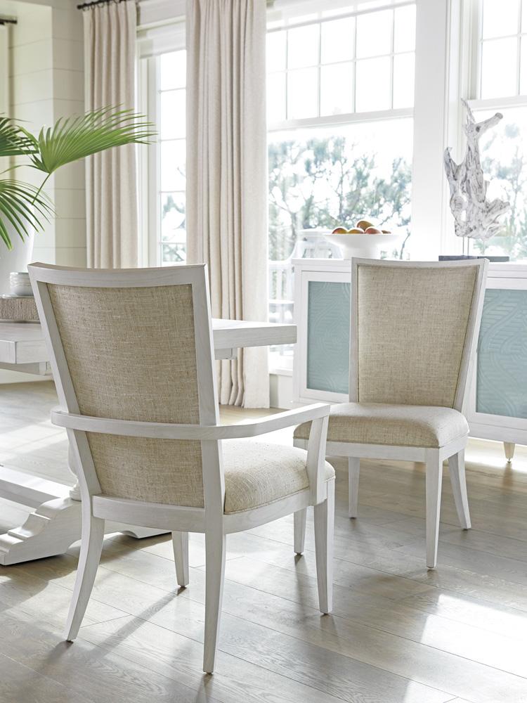 Tommy Bahama Home - Ocean Breeze Sea Winds Upholstered Arm Chair, Caribbean Sands - 570-883-01 veiw 2