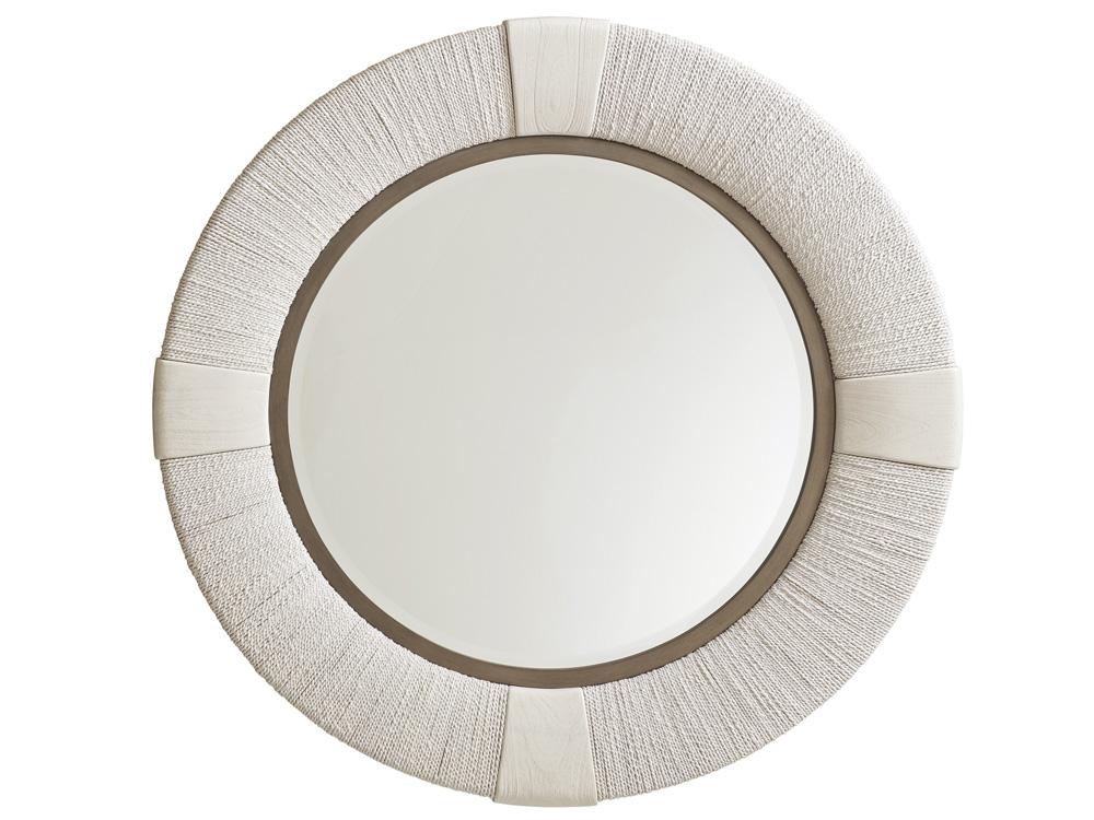 Tommy Bahama Home - Ocean Breeze Seacroft Round Mirror, Caribbean Sands - 570-201 veiw 1