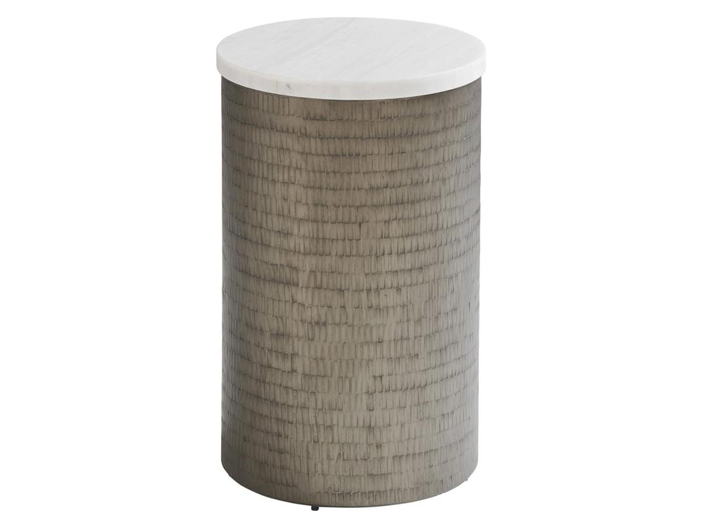Tommy Bahama Home - Ocean Breeze Turnberry Round Chairside Table, Caribbean Sands - 570-950 veiw 1