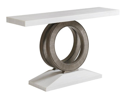 Tommy Bahama Home - Ocean Breeze Wayfarer Stone Top Console, Caribbean Sands - 570-966C veiw 1
