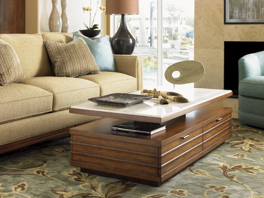 Tommy Bahama Home - Ocean Club Solstice Cocktail Table - 536-953C veiw 3