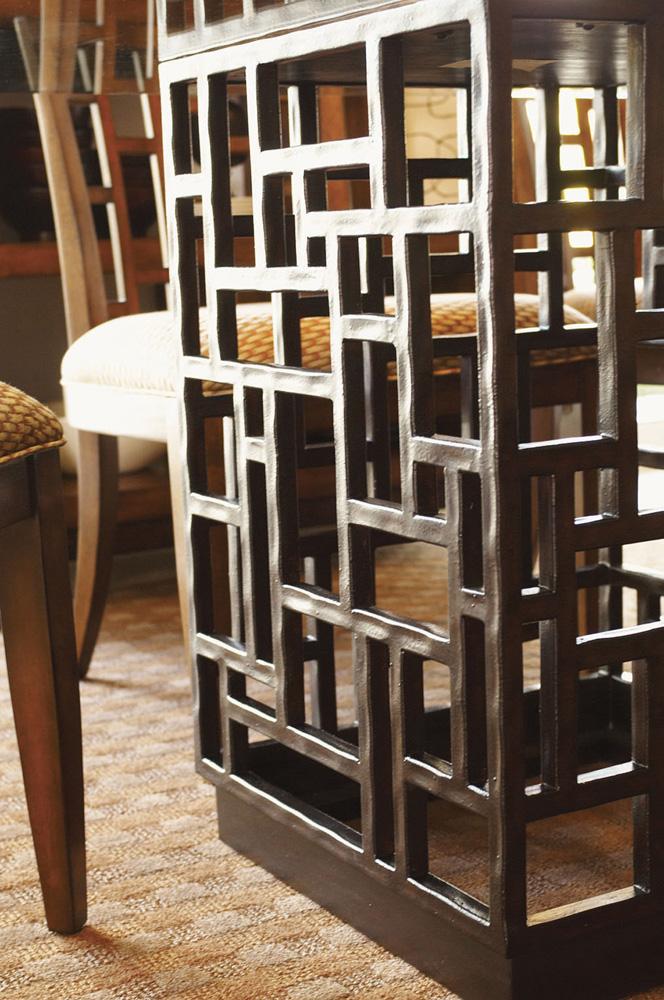 Tommy Bahama Home - Ocean Club South Sea Dining Table With 60 Inch Glass Top, Bali - 536-875-60C veiw 3