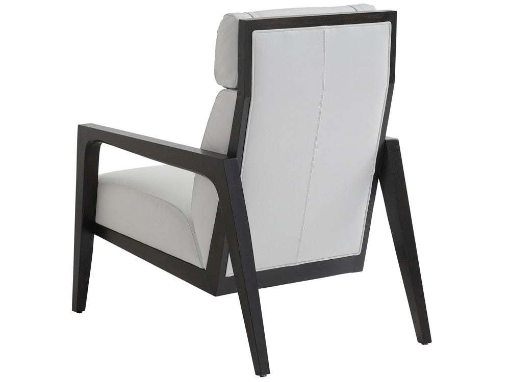 Tommy Bahama Home - Palm Desert Covina Leather Chair, Charcoal - LL1896-11-40 veiw 2