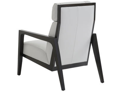 Tommy Bahama Home - Palm Desert Covina Leather Chair, Charcoal - LL1896-11-40 veiw 2