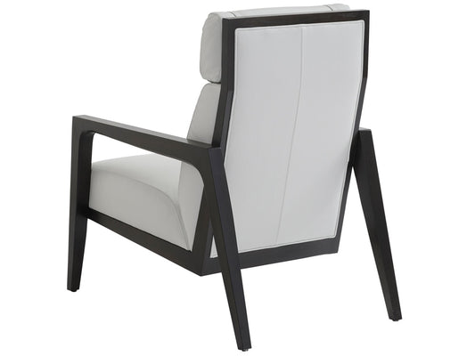 Tommy Bahama Home - Palm Desert Covina Leather Chair, Charcoal - LL1896-11-40 veiw 2