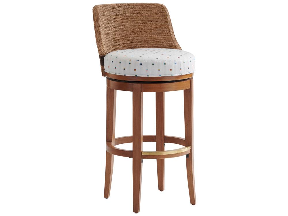 Tommy Bahama Home - Palm Desert Kipton Swivel Bar Stool, Sonoran - 575-896-40 veiw 1