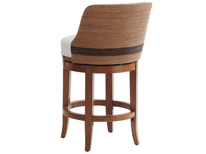 Tommy Bahama Home - Palm Desert Kipton Swivel Counter Stool, Sonoran - 575-895-01 veiw 3